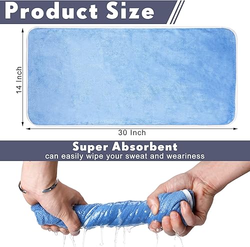 Miniatura 3 de Preboun 15 toallas de mano de microfibra para baño de 14 x 30 pulgadas, toallas de mano de colores surtidos, toallas de cara, toallas de salón de