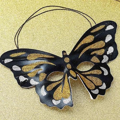 Miniatura 28 de Máscara de mariposa para mascarada, máscara de Mardi Gras, máscara de Halloween, media máscara, accesorio, fiesta de carnaval para mujeres y niñas