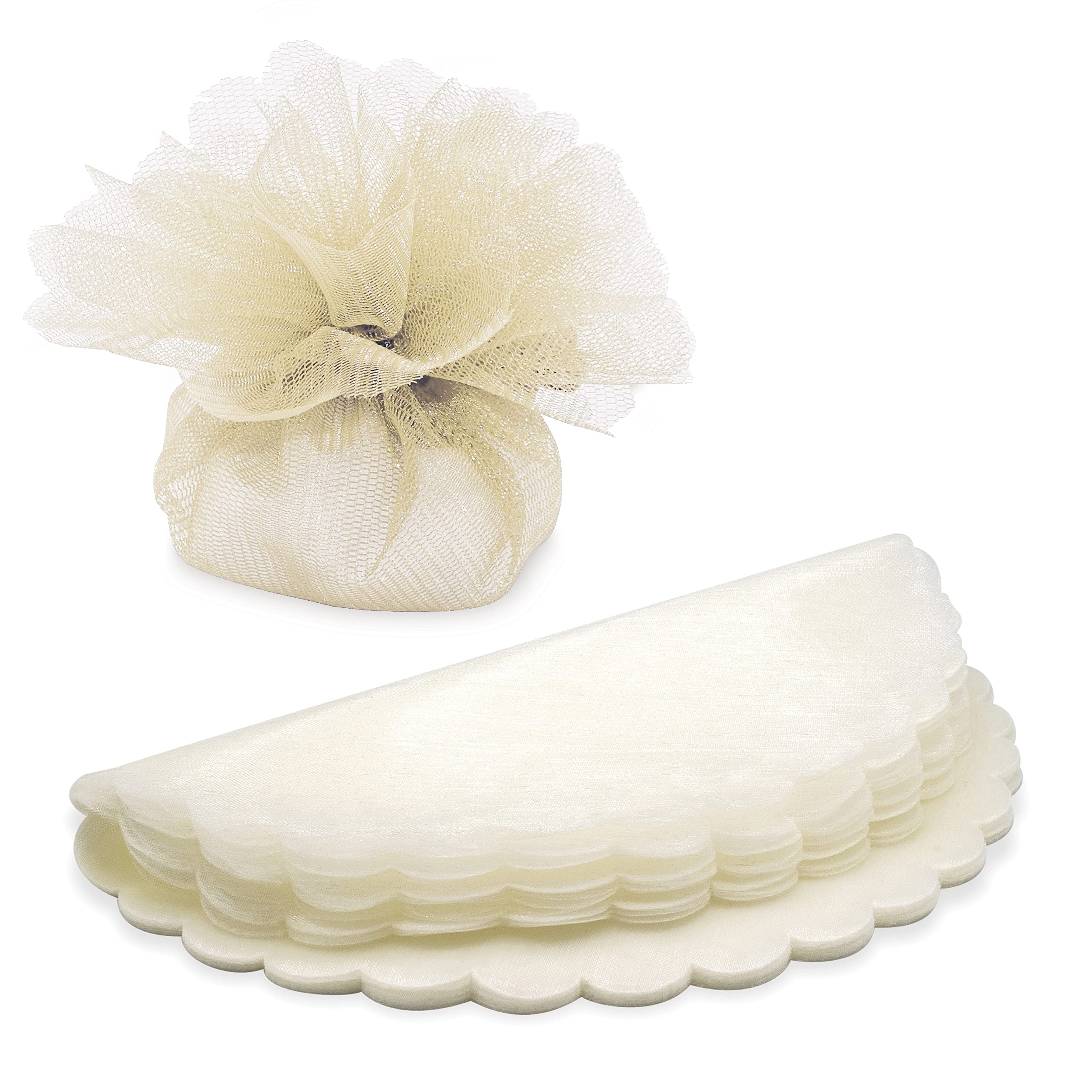 Bonbonnière Tulle Blanc Et Bordeaux Avec Papillon