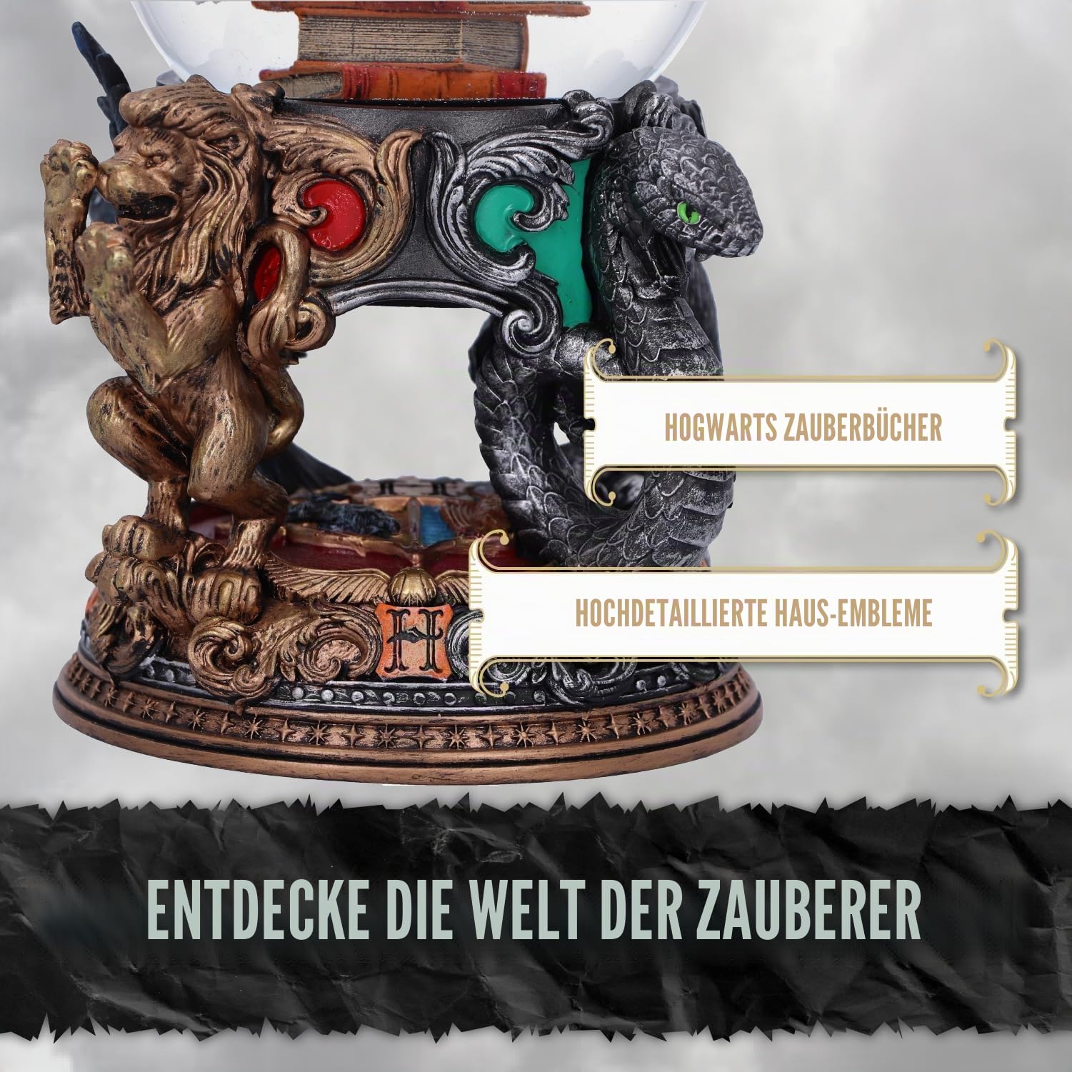Nemesis Now Offiziell lizenzierte Harry Potter Hedwig Schneekugel, Mehrfarbig, 18,5 cm