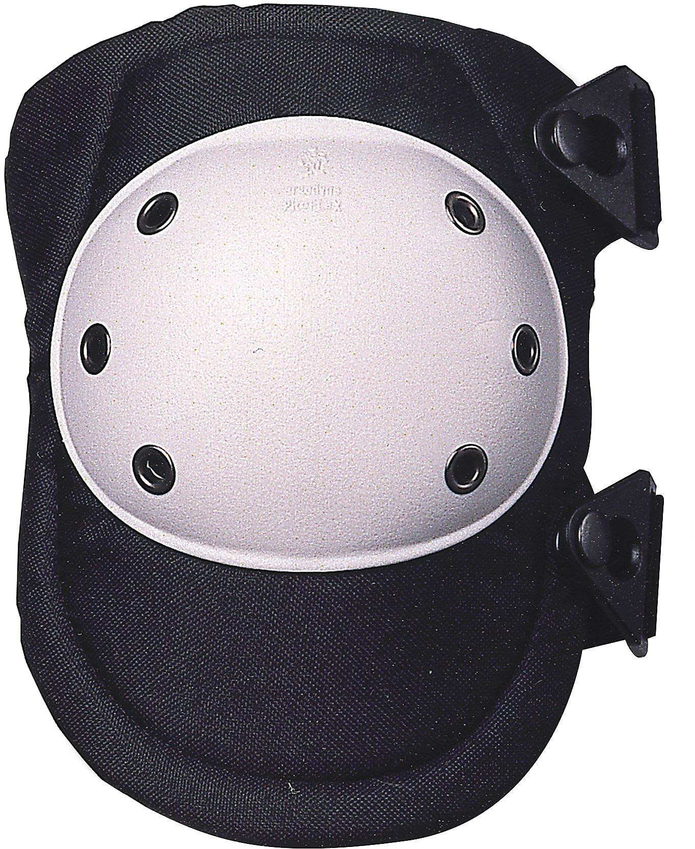 ProFlex 18300 - Rodilleras duras con hebilla, color blanco y negro