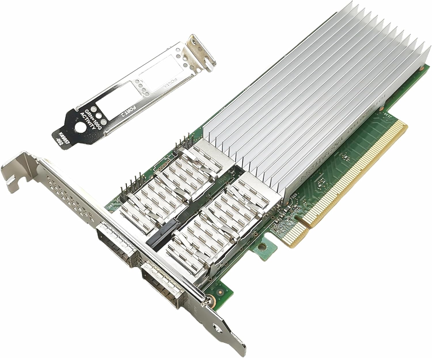 100G イーサネットネットワークインターフェースカード デュアルQSFP28ポート コンバージドネットワークアダプター Intel