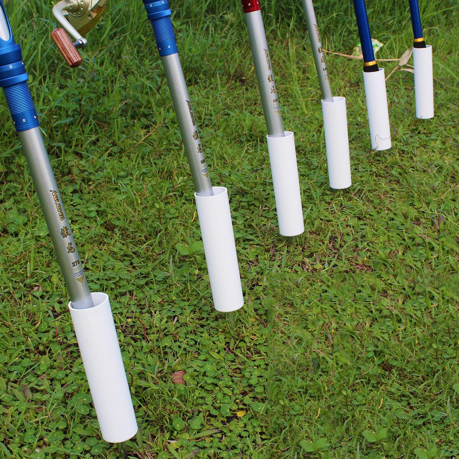 CALANDIS® Reinforced PVC Fishing Rod Pole Ground Holder Stand Support Fishing Supplies-picture-11