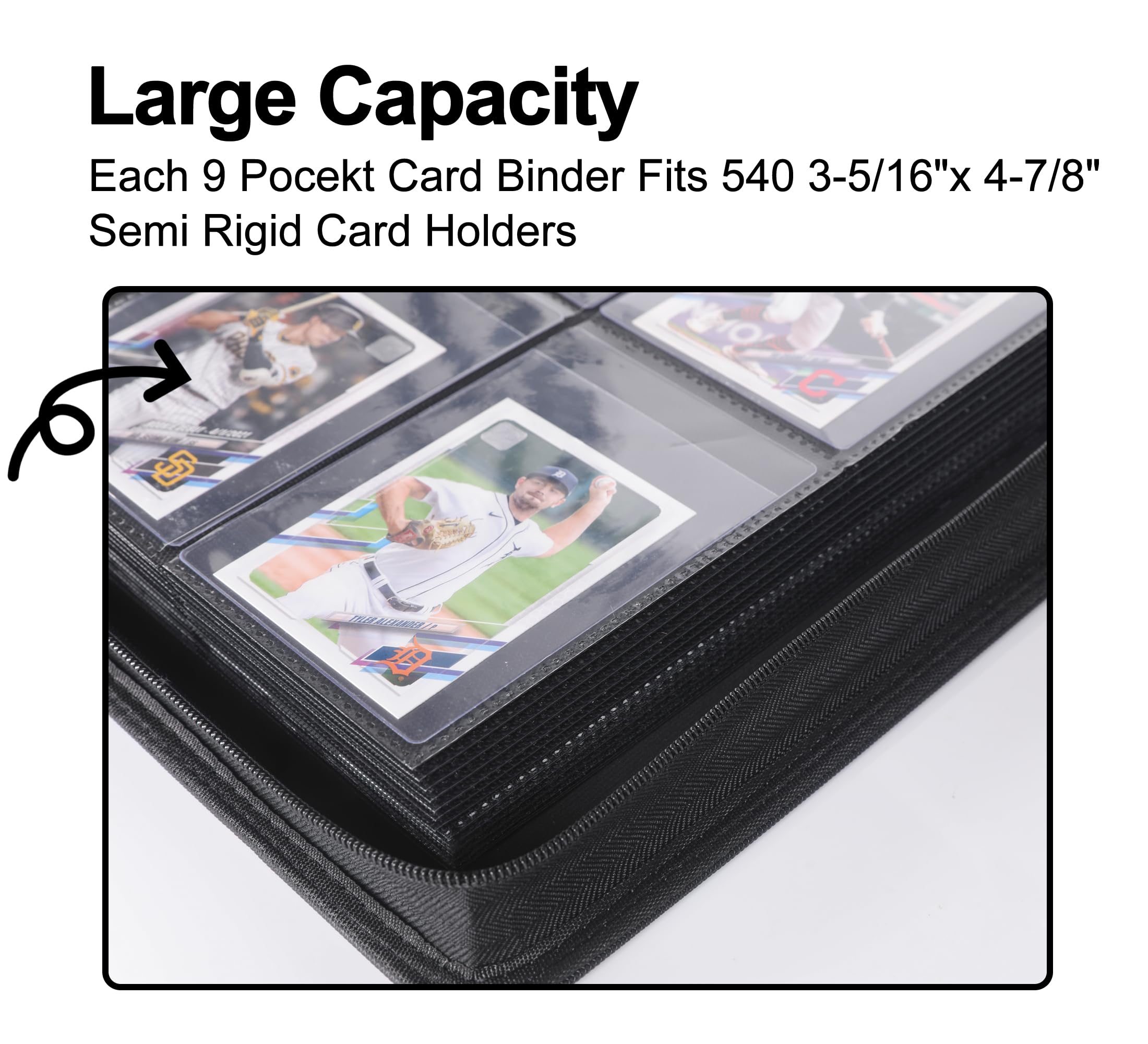 card saver binder Amazon.com: D DACCKIT Semi Rigid Card Holder Binder
