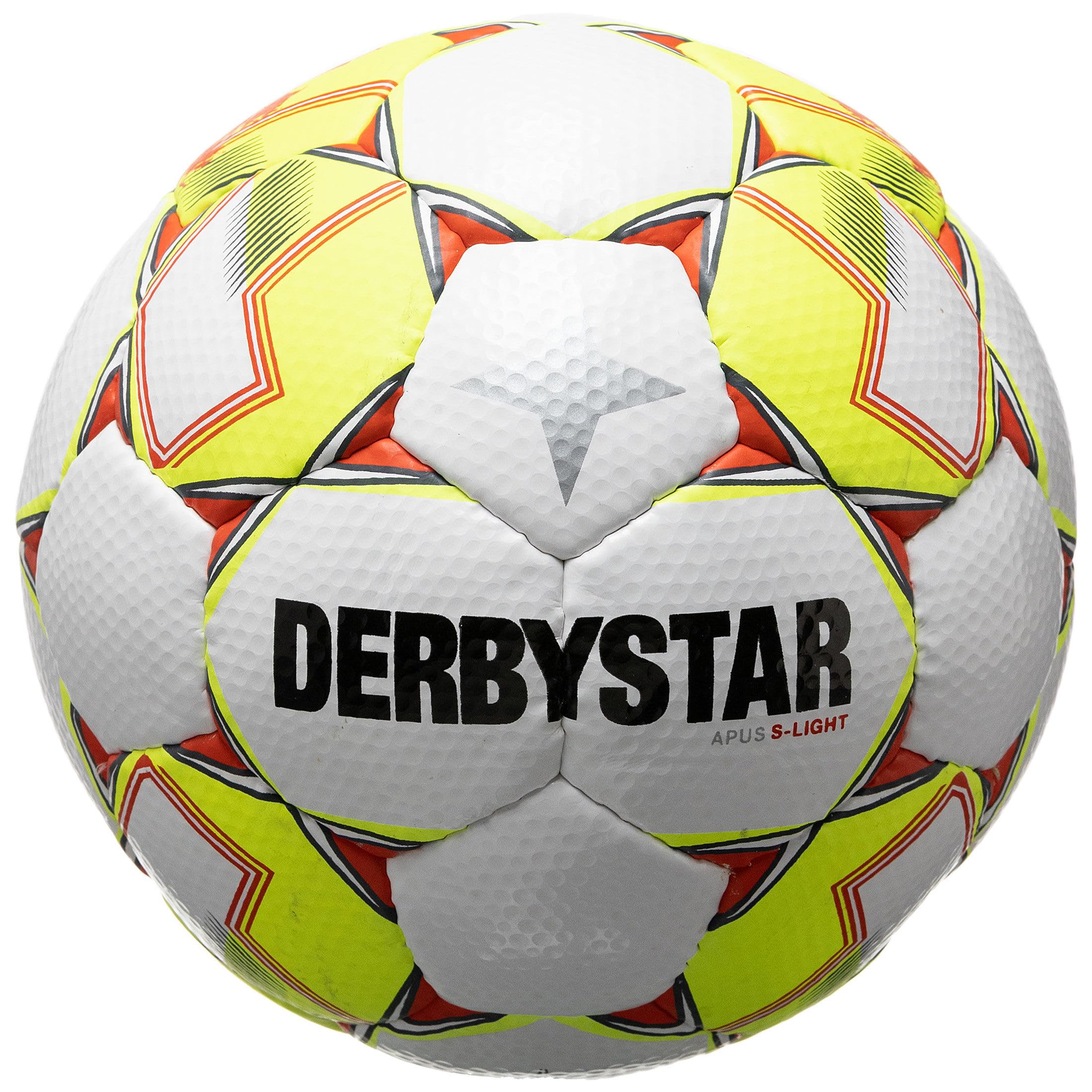 Derbystar Unisex Youth Apus S-Light v23 Football, White Yellow, 3