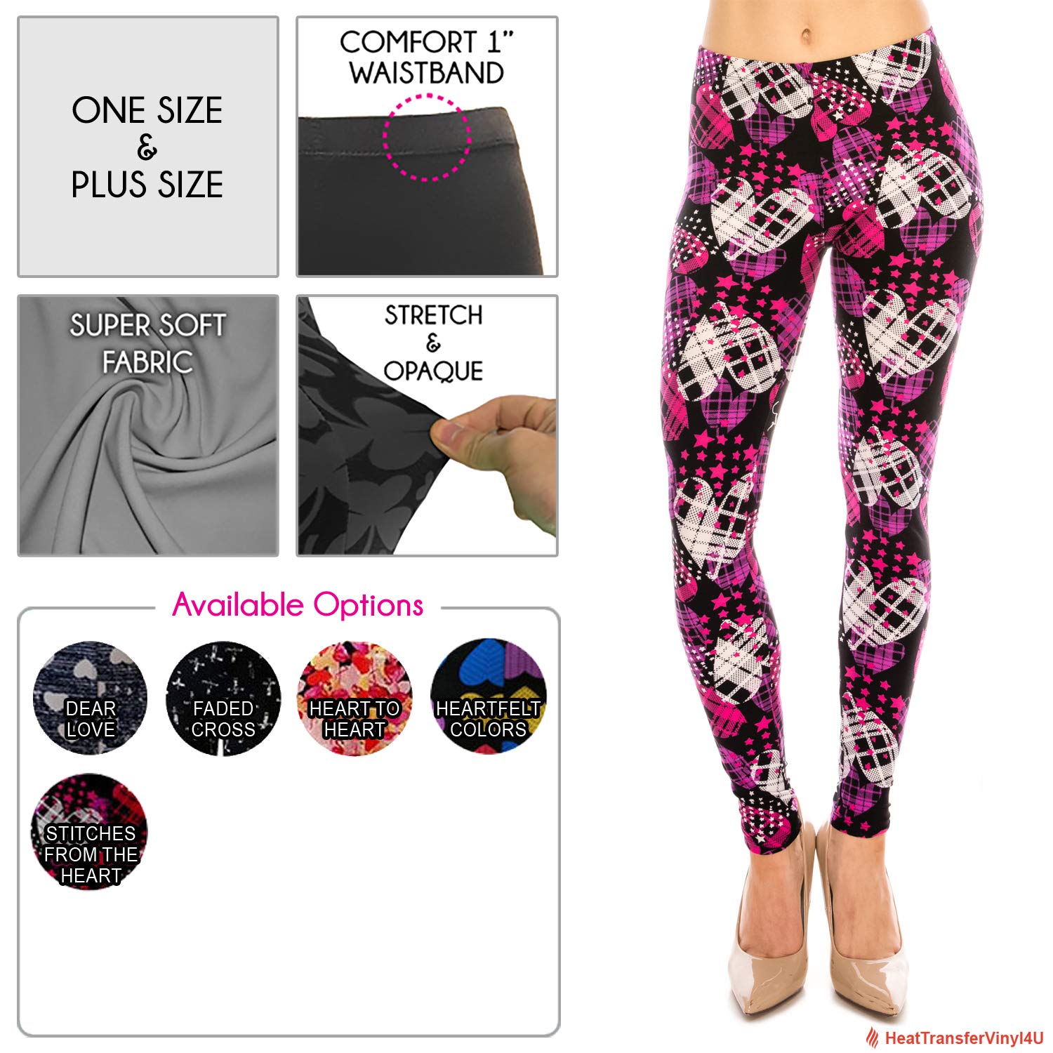 EeveeWomen's Premium Ultra Soft Patterned Leggings