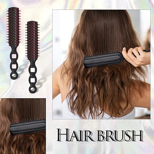 Miniatura 10 de Lauwell 36 cepillos de pelo a granel para personas sin hogar, cepillo de pelo a granel de Navidad para niños, cajas de zapatos de nailon con cerdas