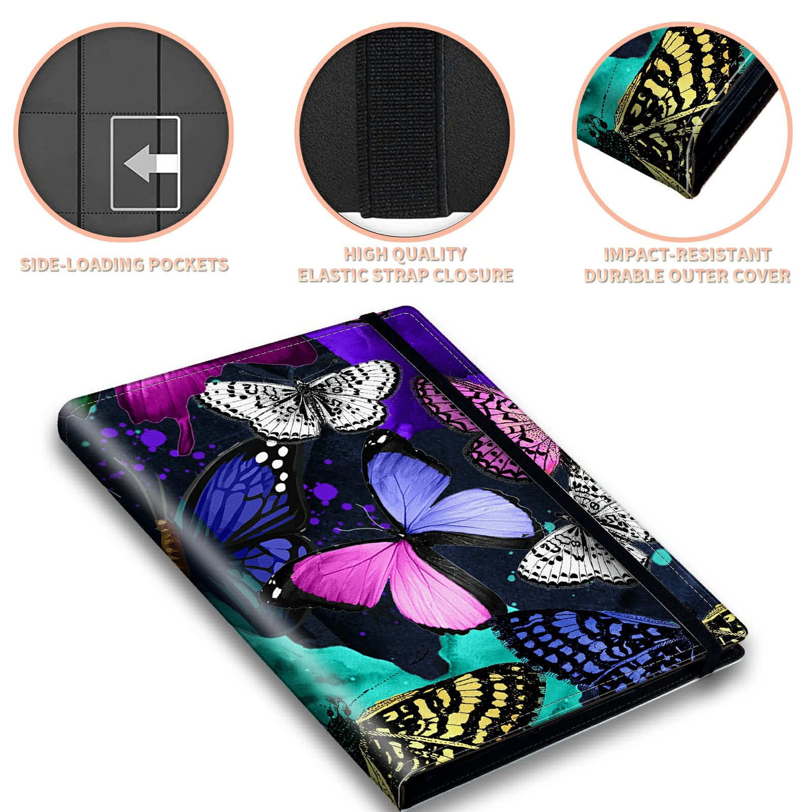 Collectors King Raccoglitore Carte Pokemon - Album Compatibile Per 160 Card Di One Piece Mtg