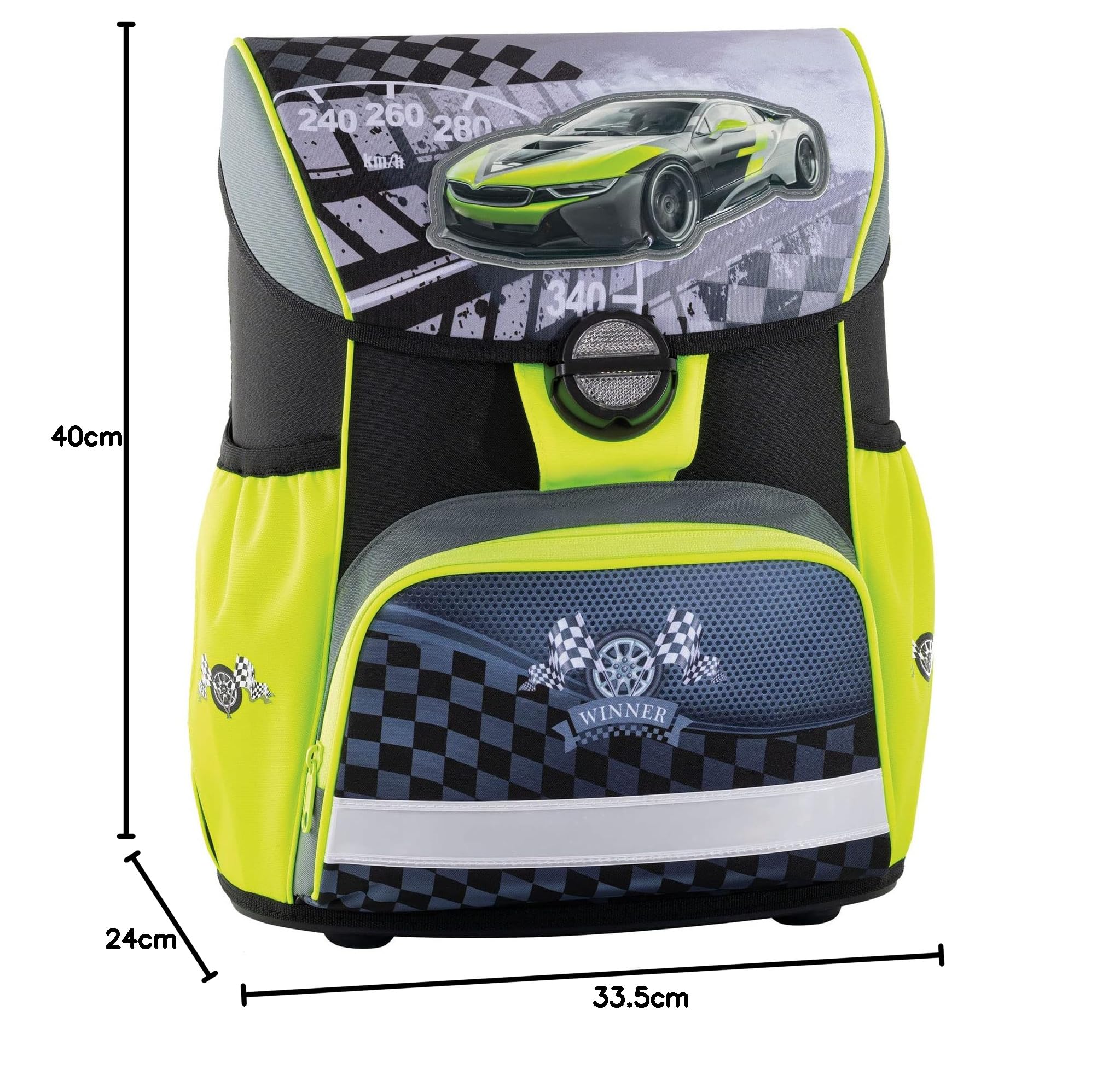 Eberhard Faber 577615 - Schulranzen Set Race Car, EFAlino