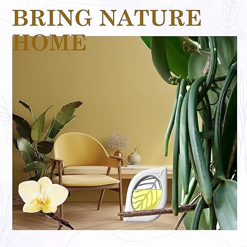 Miniatura 2 de Ambientador para el hogar, paquete de 4, aceites esenciales de vainilla, eliminador de olores para armarios de área pequeña, baño, mascotas, olor