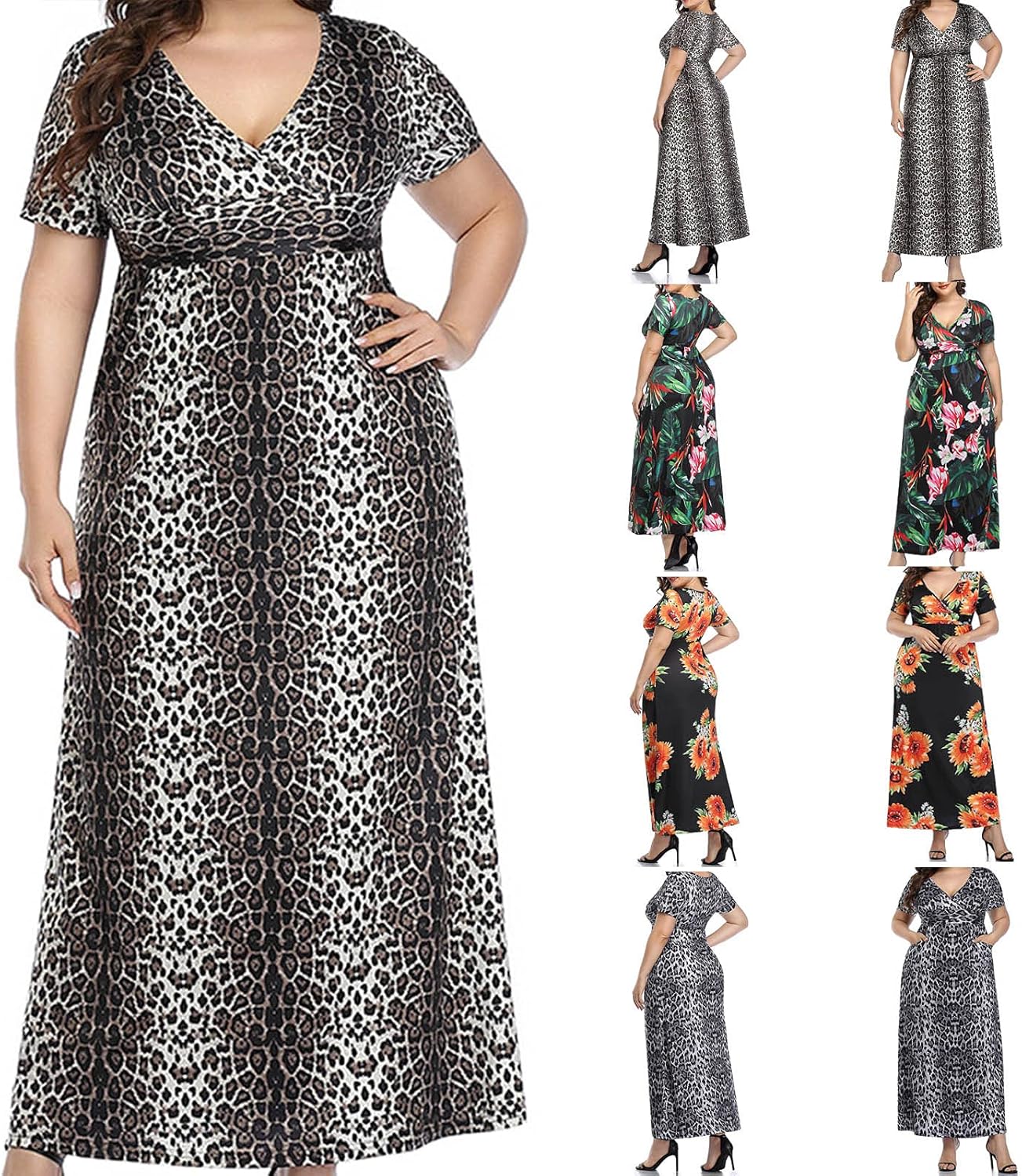 plus size frock designs