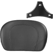 Black Sissy Bar Passenger Backrest Pad fits for Harley