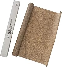 beegut Linen Beeswax Cloths Roll 100 x 35 cm, Sustainable & Reusable Cling Film to Cut Yourself, Made in Germany with Organic Beeswax