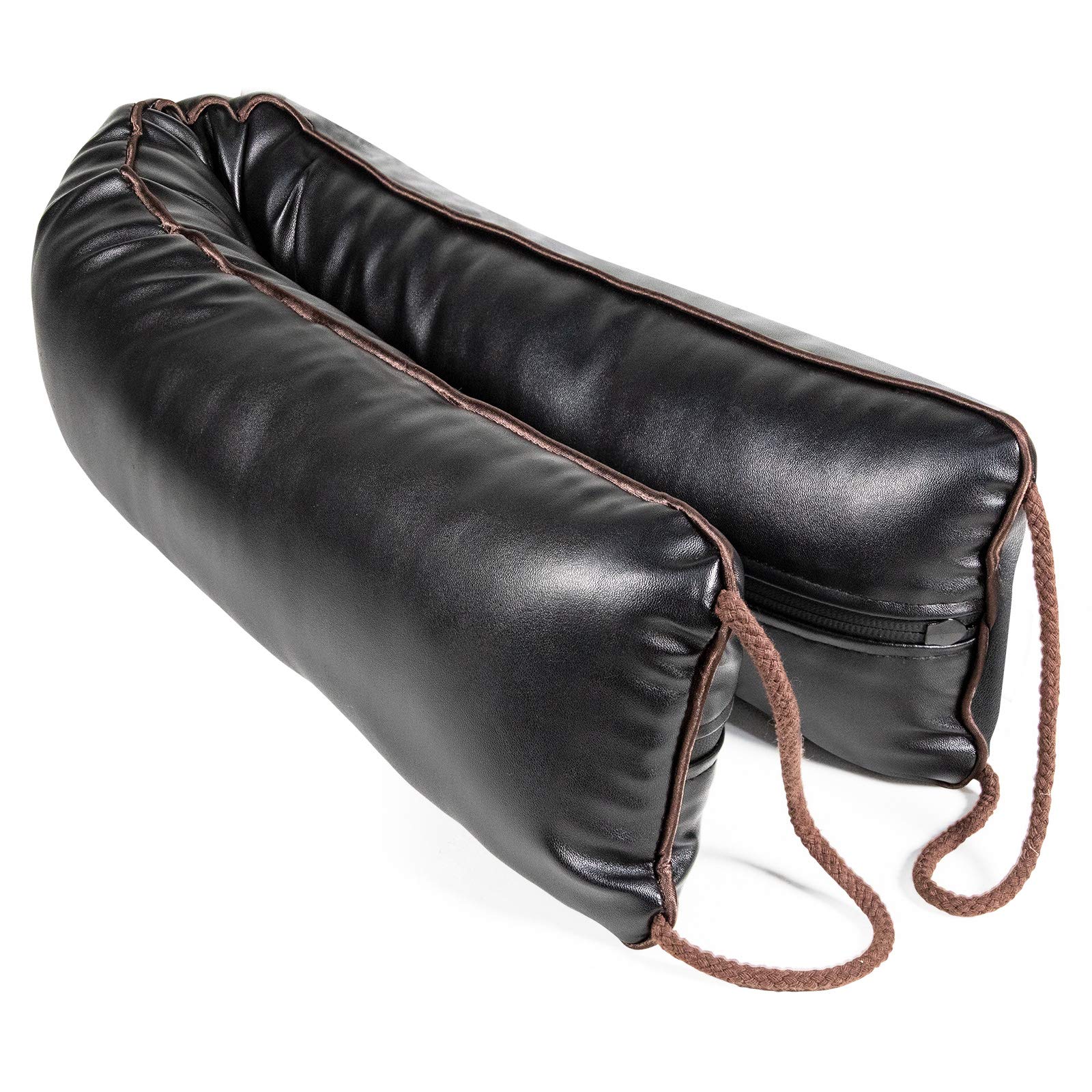 HADOR Door Draft Stopper Noise Blocker 38" Long x 4.2" Extra Wide Diameter,Heavy Duty Under Door Bot