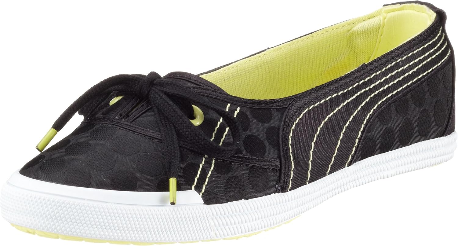 Puma Crete Ballerina Dot Wn's 350183 02, Damen Ballerinas, schwarz, (black 02), EU 36, (US 6 