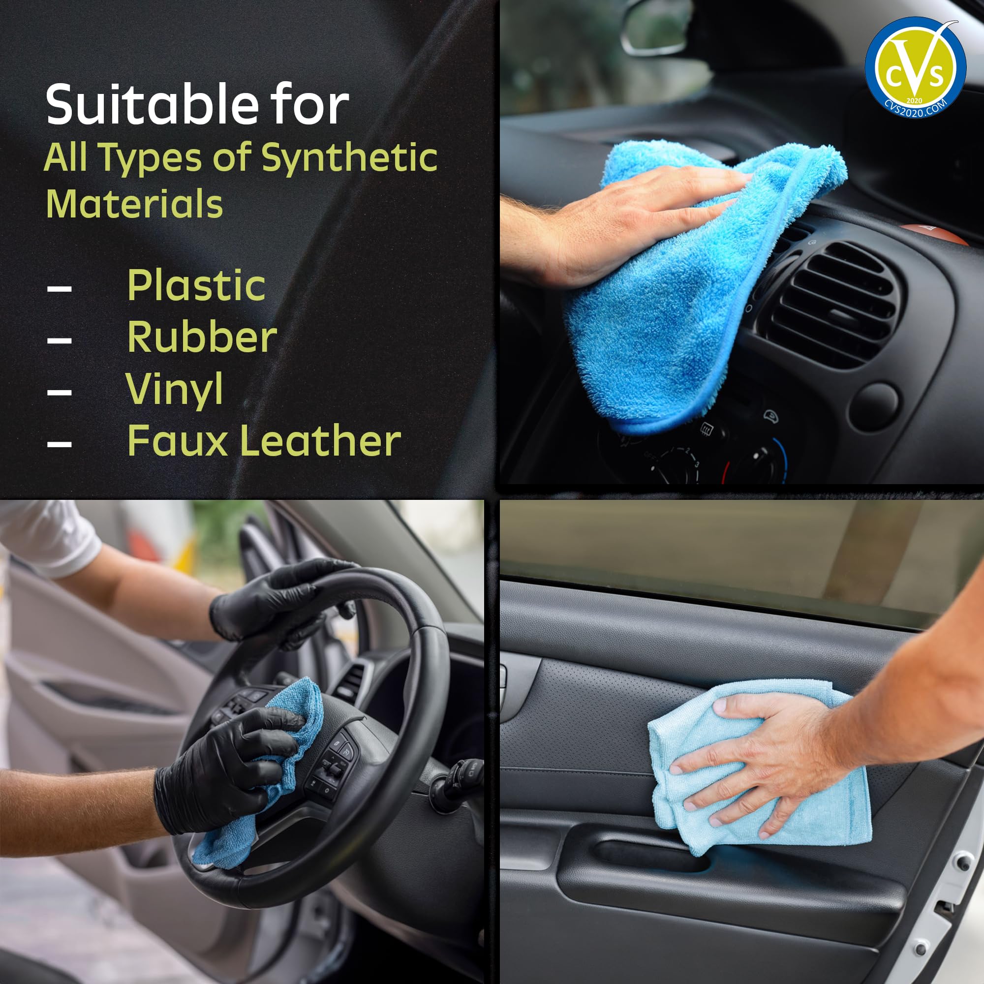 CVS - Spray de silicona para salpicadero de coche: limpia, brilla y protege el interior del coche, restaura el brillo, limpiador interior del coche, elimina la suciedad, el polvo y los residuos, aroma