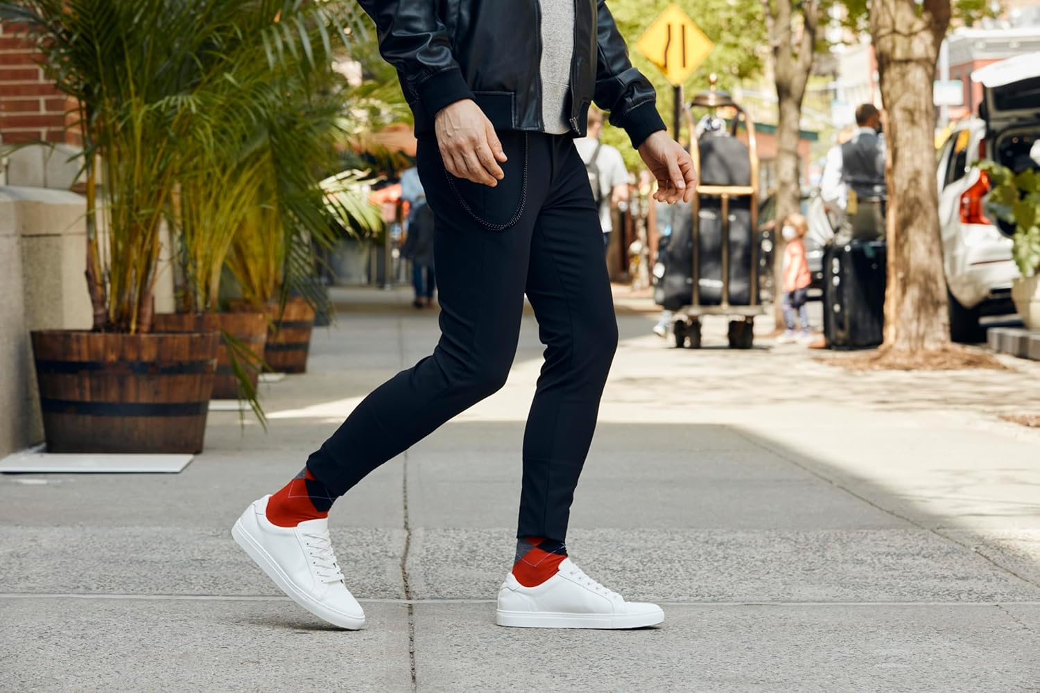 Chaps mens Soft Argyle Dress Crew Socks - 3 Pair Pack - Reinforced Heel and Toe - Image 6