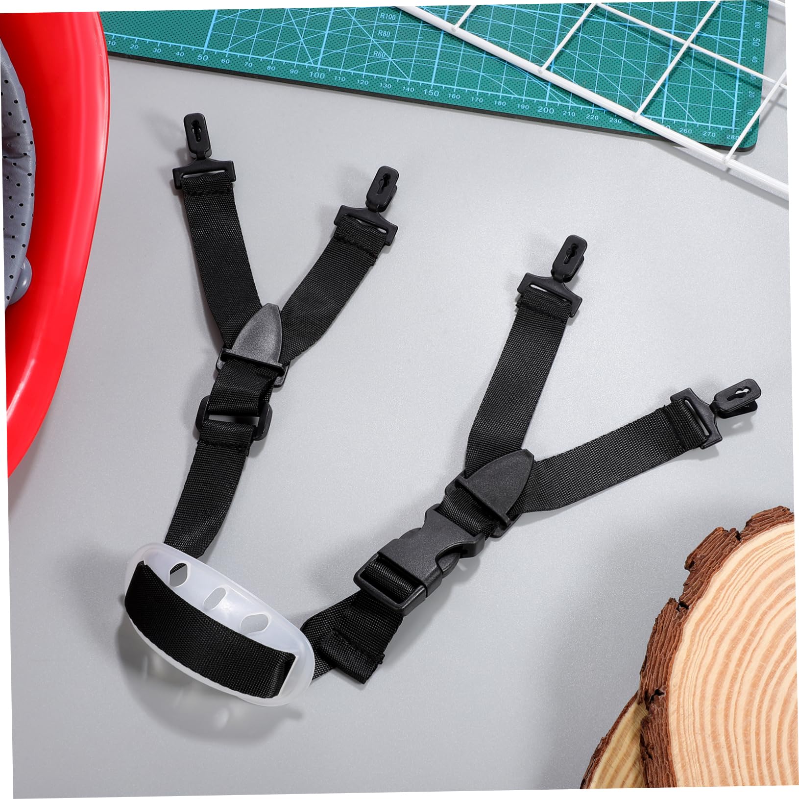 10 Set Sottogola Del Casco Elasticizzato Fascia Per Casco Di Sicurezza Sottogola Per Elmetto Universale Sottogola Imbottito Sostituzione Poliestere Nero Colore Casuale 2 Pezzi*10