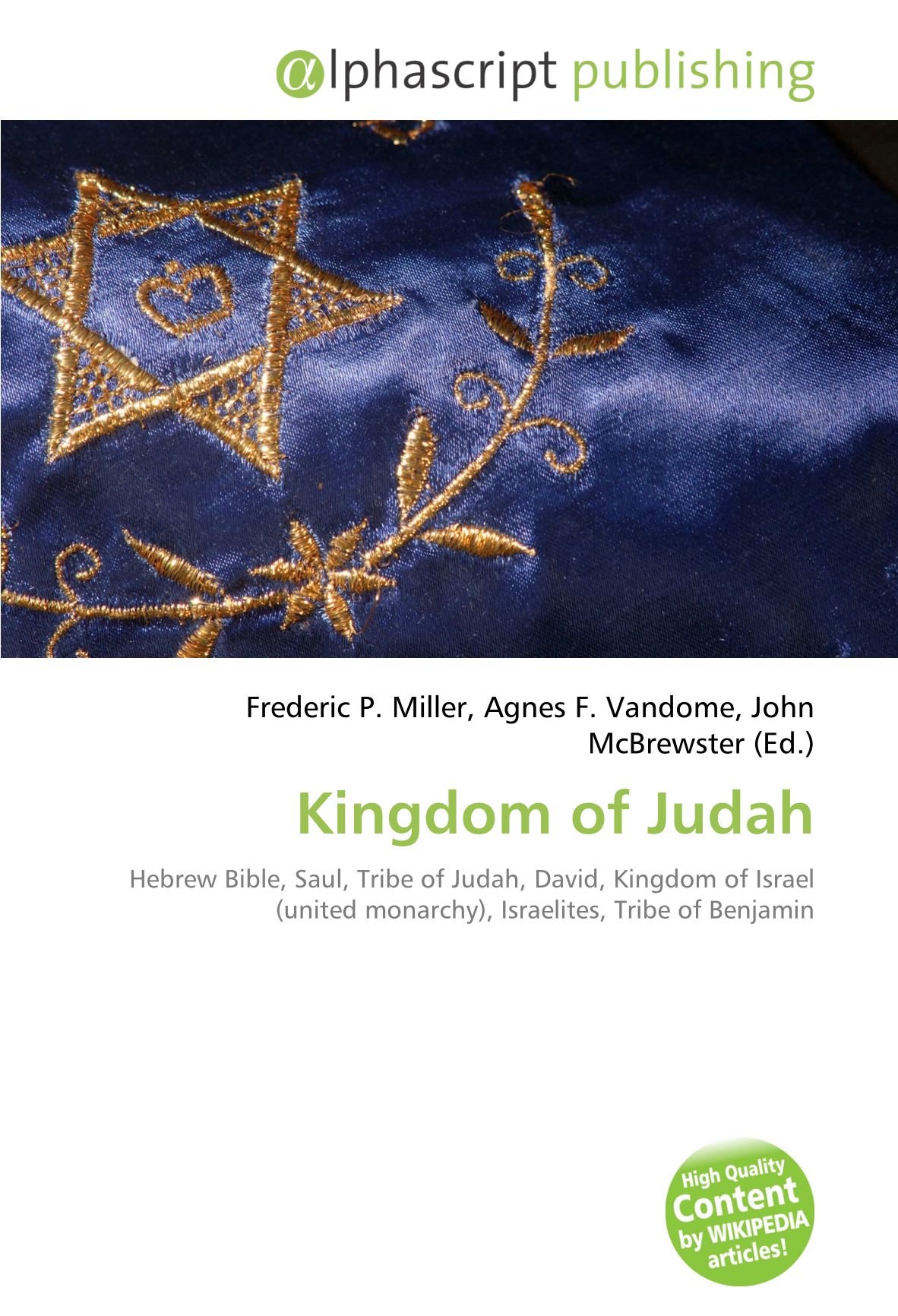 David Manarchy Buy Kingdom of Judah: Hebrew Bible, Saul, Tribe of Judah, David ...