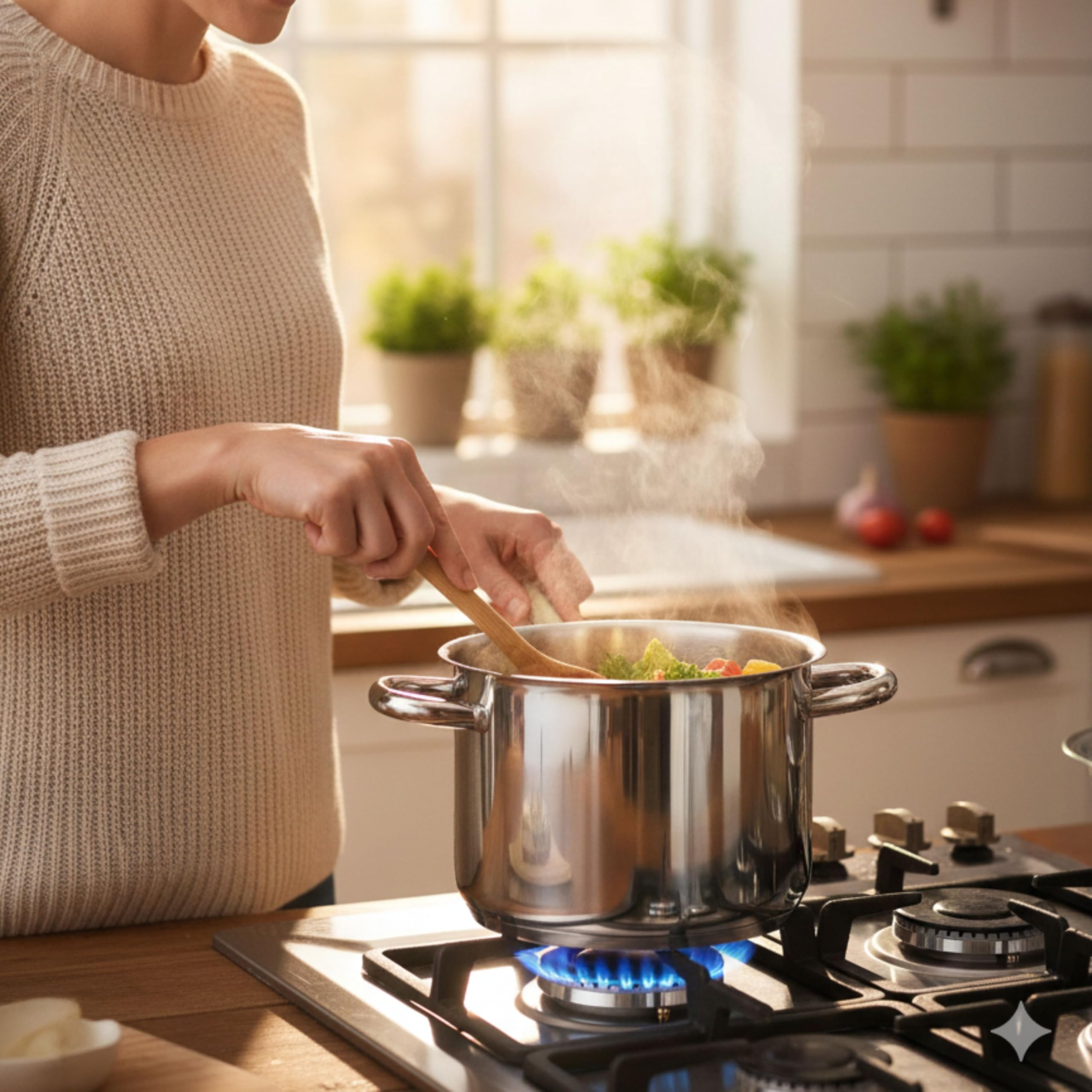 Yasta Batteria da Cucina 5 Pezzi - Set Pentole in Acciaio Inox per Induzione e Gas - Casseruole con Fondo Triplo Strato (Ø 12, 14, 16, 18, 20 cm) - Lavabile in Lavastoviglie