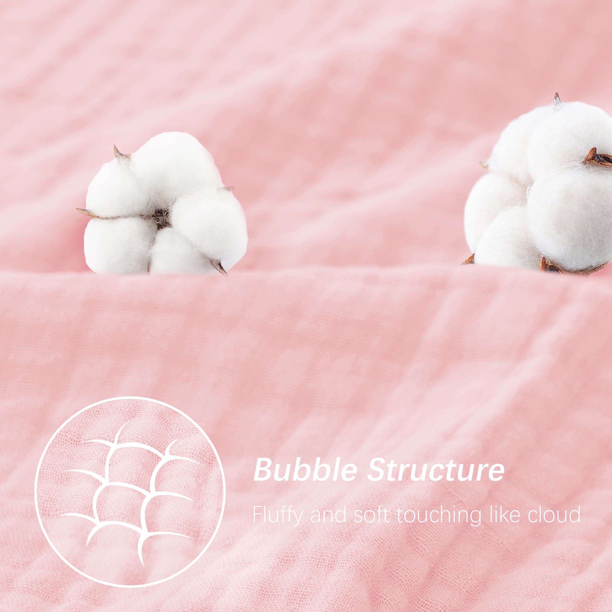 SWEET DOLPHIN Toallas de baño de muselina con capucha para bebé, paquete de 2 toallas 100% algodón para bebés, bebés y niños pequeños, 32 x 32 pulgadas, altamente absorbentes y esenciales para recién