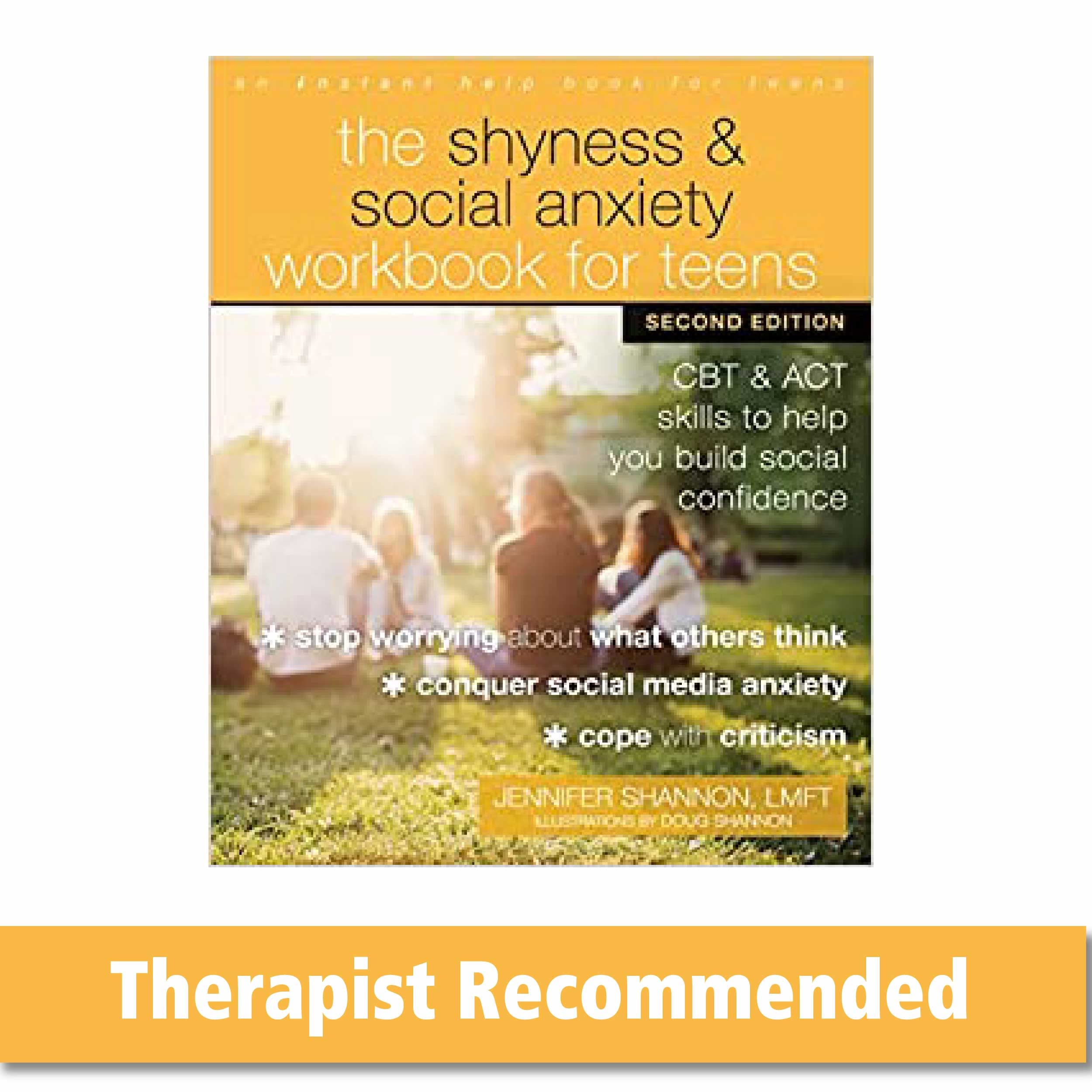 The Shyness and Social Anxiety Workbook for Teens cover