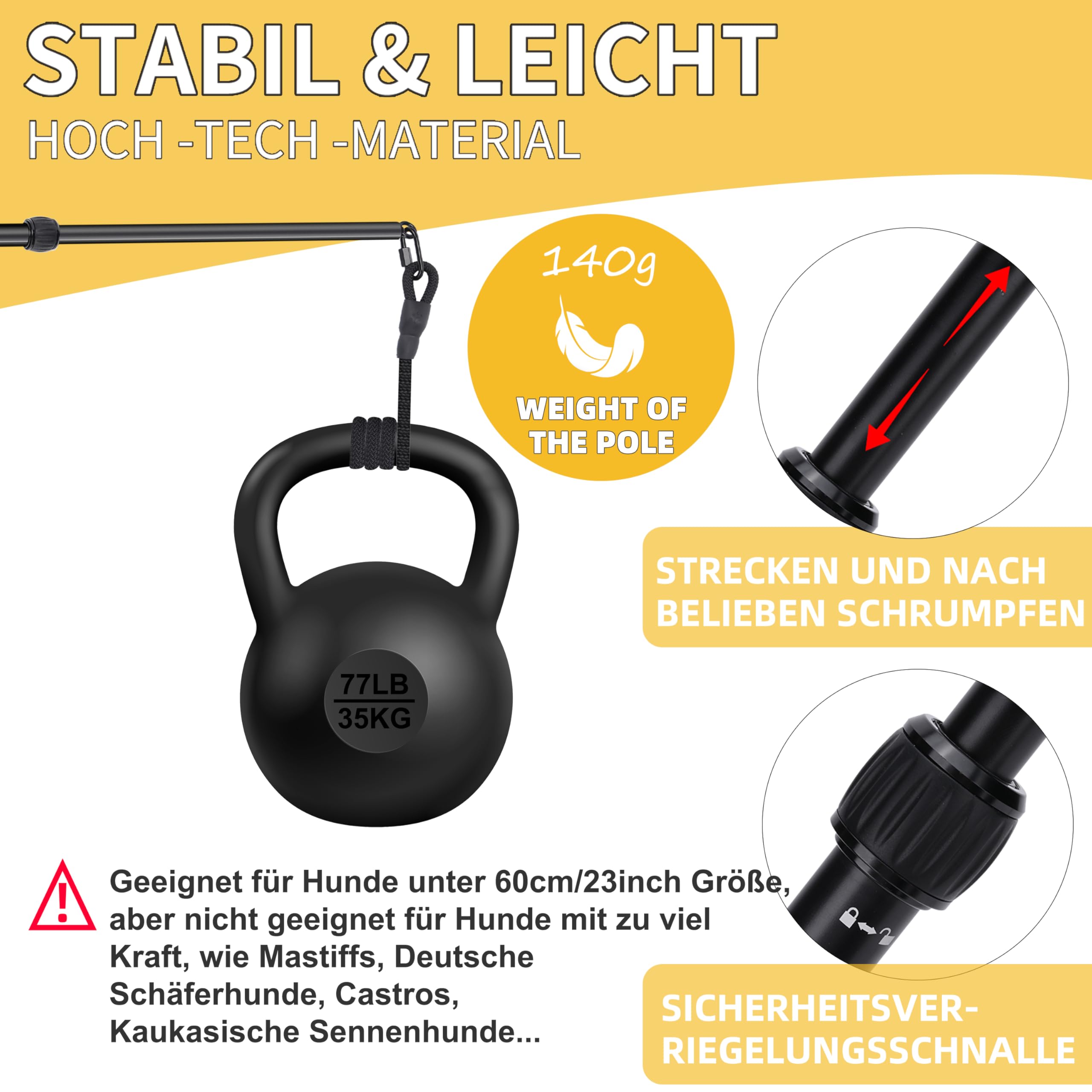 Reizangel Hunde, Profi Reizangel für Kleine, Mittelgroßer, Große Hunde für Ultimativen Spielspaß & Körperliche Auslastung （Seilstreifen + Biber）
