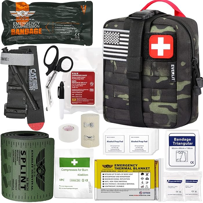 Buy EVERLIT Emergency Trauma Kit GENI with Tourniquet 36" Splint