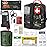 EVERLIT Emergency Trauma Kit, CAT GEN-7 Tourniquet 36 Splint, Military Combat Tactical IFAK for First Aid Response, Critical Wounds, Severe Bleeding Control (Black Camo)