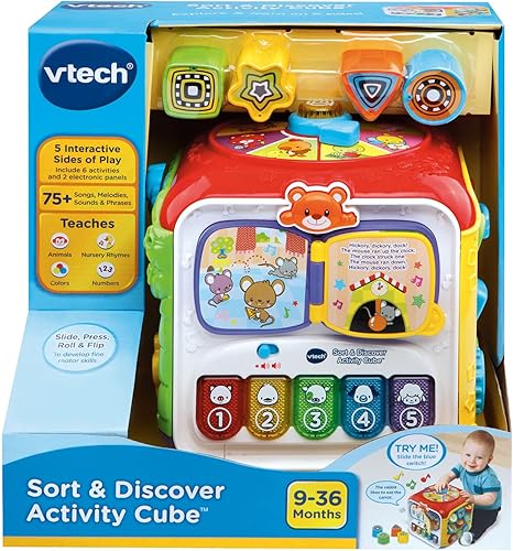 Miniatura 4 de Cubo VTech de actividades para ordenar y descubrir