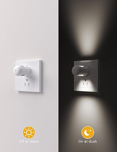 Miniatura 5 de GEPLAD Luz nocturna LED enchufable, luz diurna de 5000 K, iluminación ambiental, luz nocturna para dormitorio, baño, guardería, pasillo, cocina,