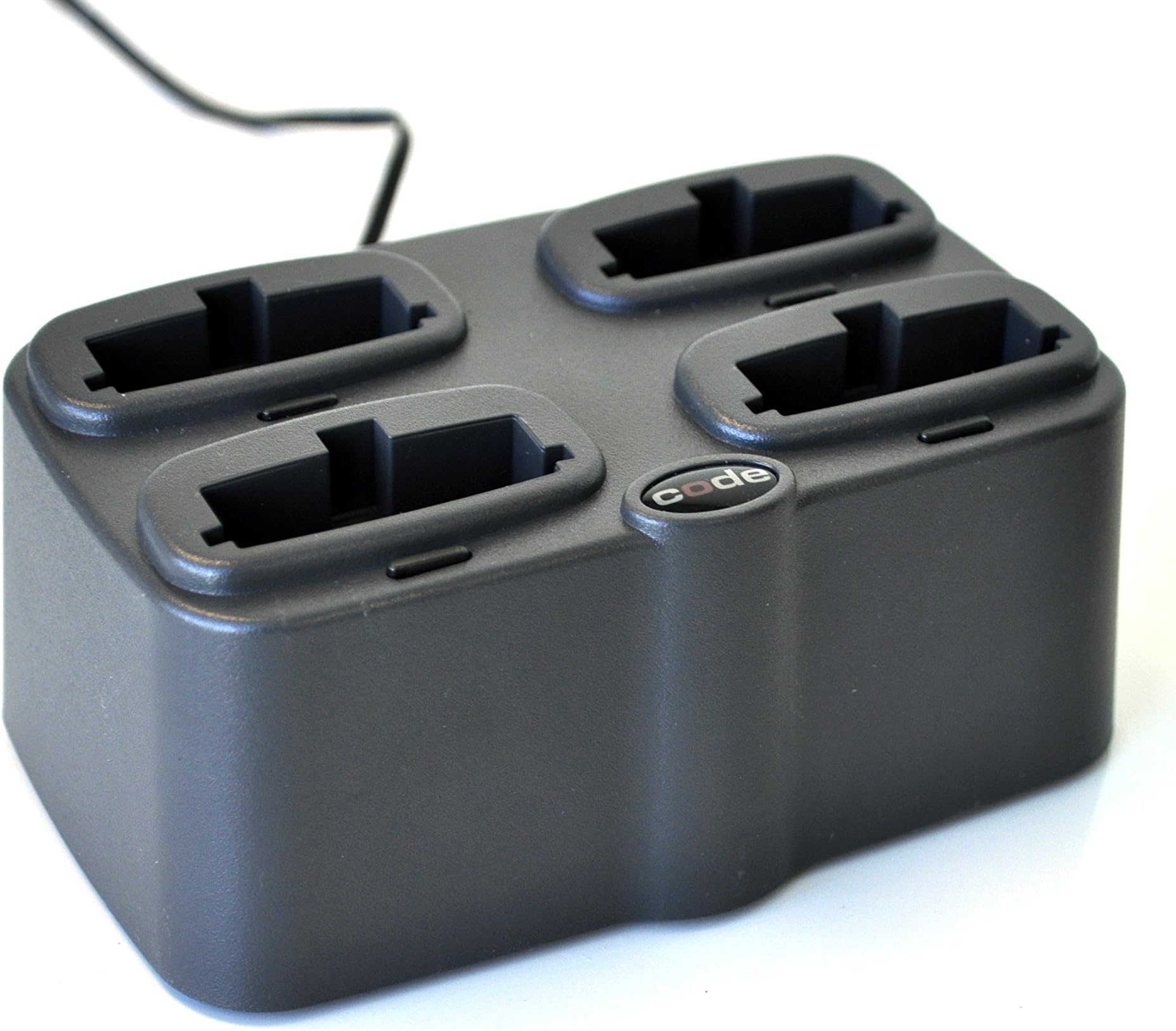 Code CRA-A116 Quad-Bay Battery Cartridge Charger and US Power Supply, Dark Gray