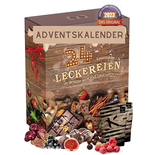[ Boxiland ] Leckereien Adventskalender 2023 Süßigkeiten Snack Adventskalender mit 24 Sweets