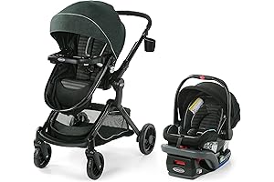 Graco Modes Nest DLX 3-in-1 Travel System w/ Graco SnugRide 35 DLX Infant Car Seat