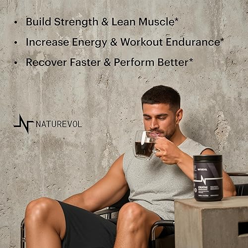 Miniatura 5 de Monohidrato de creatina en polvo  Polvo de creatina micronizado sin sabor, puro y vegano, fácil de disolver  Apoya la fuerza, la recuperación