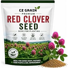 Red Clover Seed for Gardens, Cover Crops, Food Plots & Soil Health, 1 lb