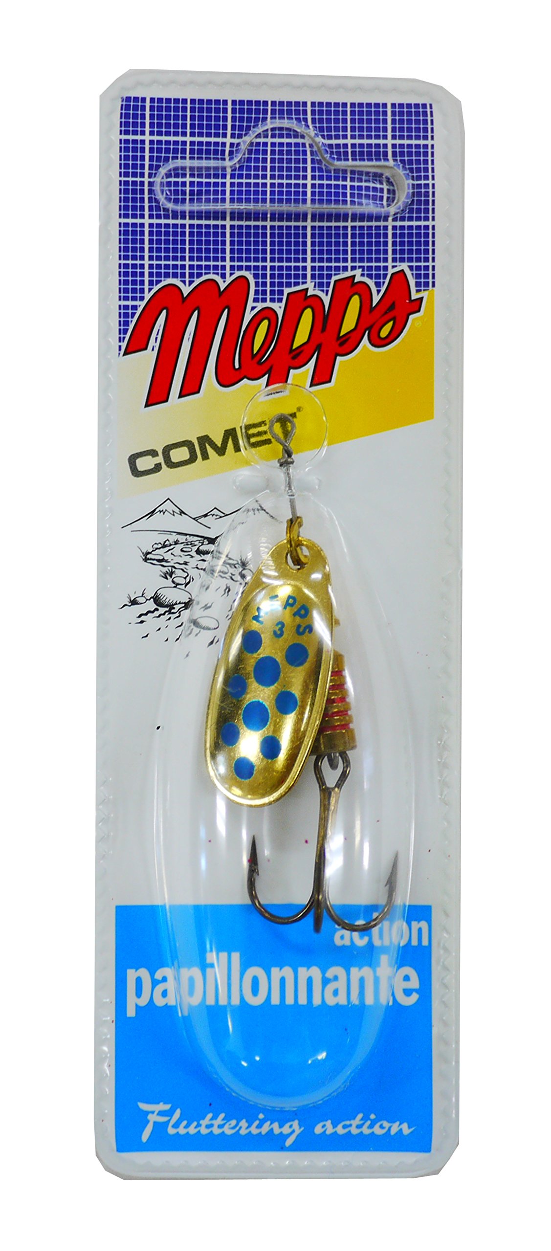 MEPPS Comet Blue Dot Gold — image 1