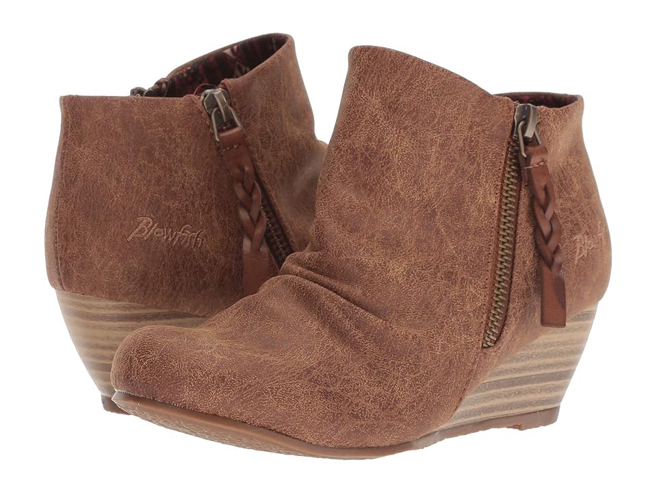 Blowfish Malibu Kids Brekki-K (Little Kid/Big Kid) (Tobacco Spindal PU) Girls Shoes INTERNATIONAL SHIPPING