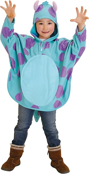 Amazon ディズニー モンスターズインク サリー ポンチョ キッズコスチューム 男女共用 丈56cm キッズコスチューム おもちゃ