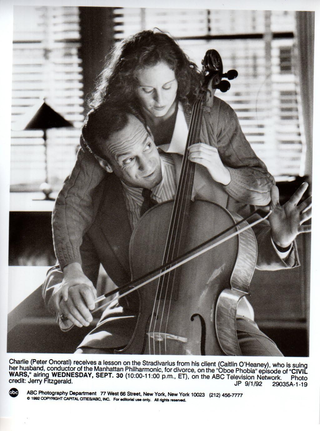 Peter Onorate Caitlin O'Heaney Homefront original 7x9 photo K2031