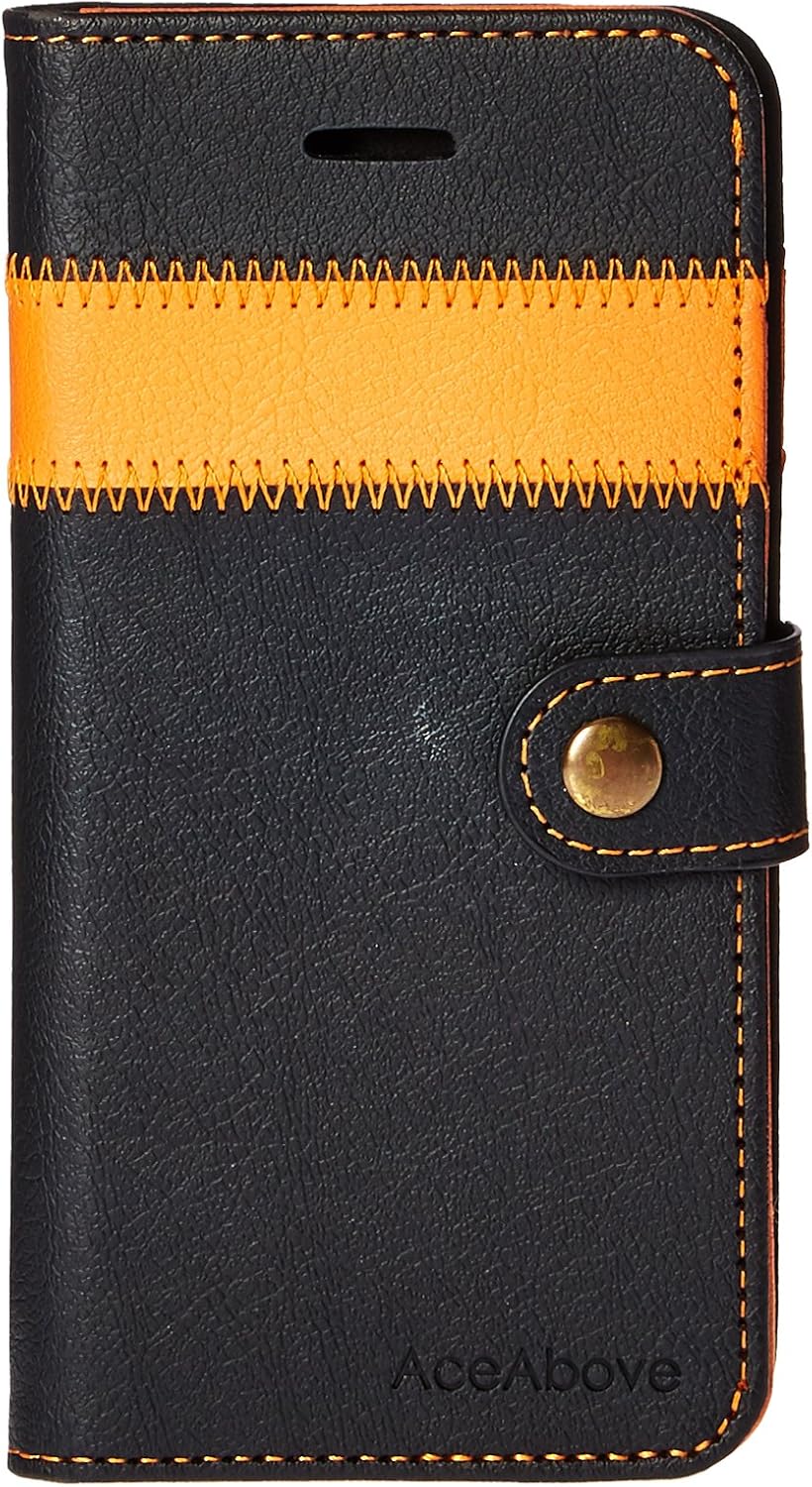 iPhone 6S Case, AceAbove iPhone 6S Wallet case [Orange] - Premium PU Leather Wallet Cover