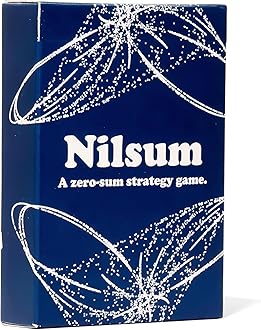 Niche Nation Games - Nilsum - A Zero Sum Strategy Game - Light Strategy Game for Adults, Teens, and Kids - Family Games for Kids and Adults, Adult Card Games, Ages 8+, 2-5 Players, 20 Mins