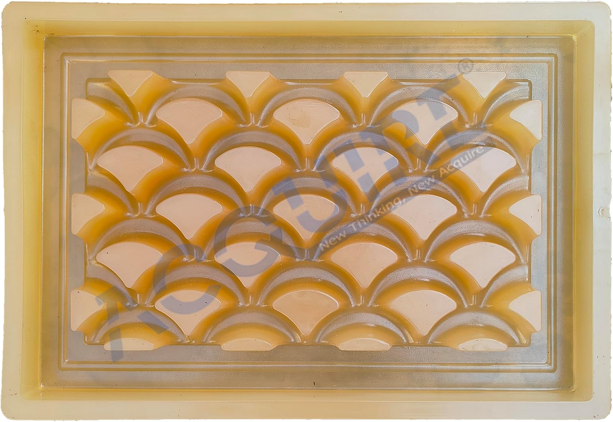 Acquire 12" x 18" Cement Jali PVC Rubber Mould, Ventilation Mould, Window Mould, for Elevation Grill Mold 35mm Thickness (AV-17)