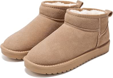 Project Cloud Women's Genuine Leather Suede Ankle Boots