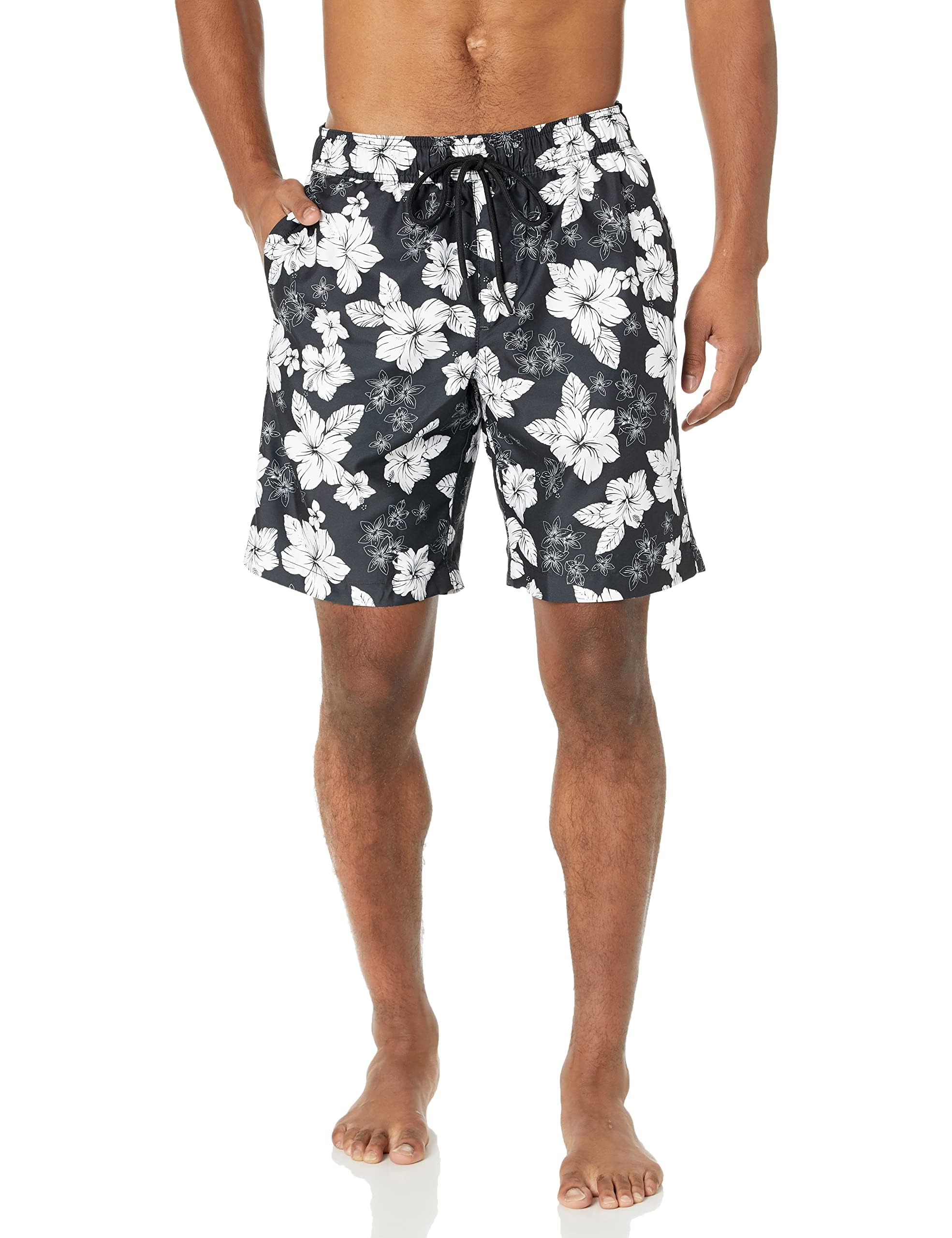 Sponsored Ad - Mens 9" Swim Trunks with Mesh Lining, Pockets, Drawstring Closure