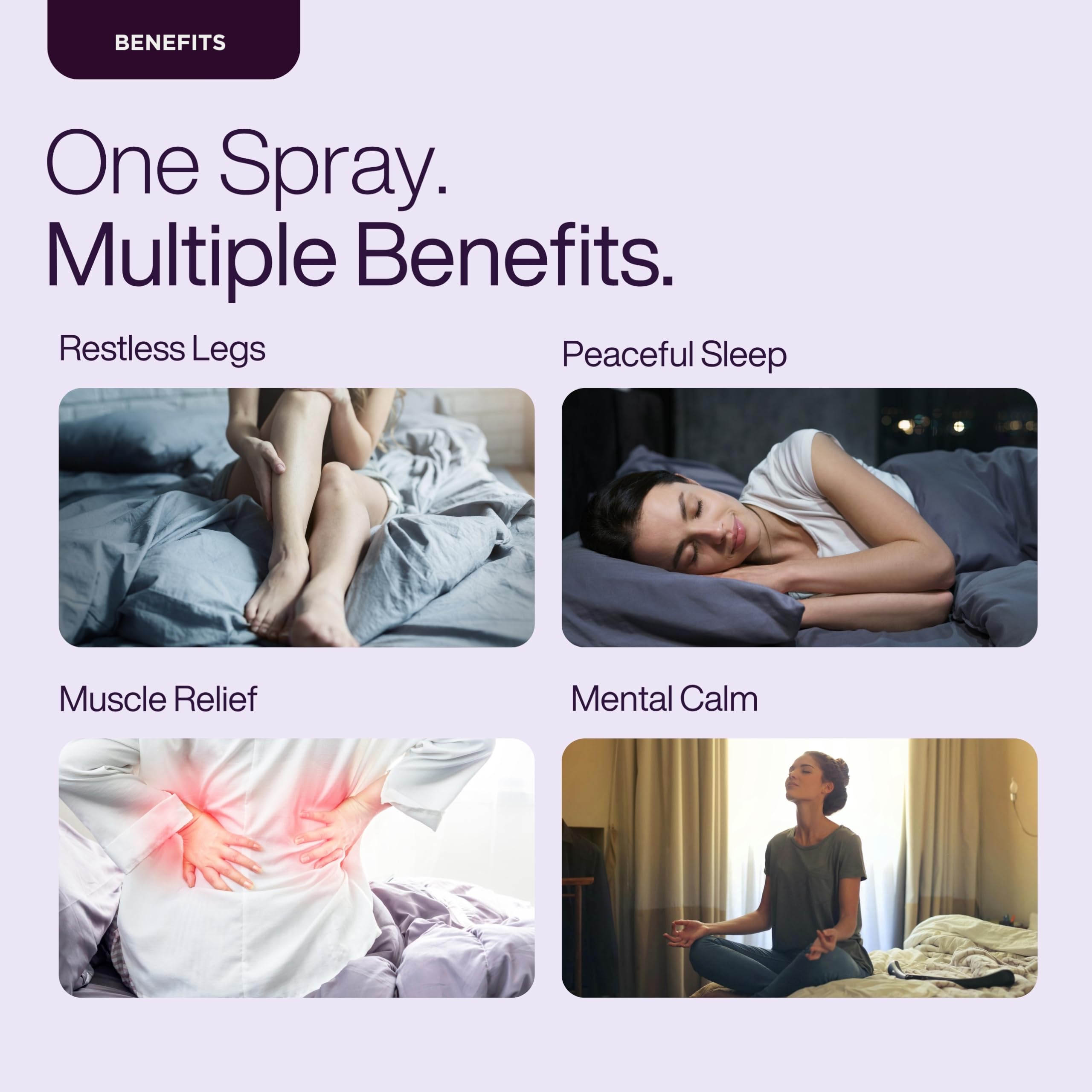 Puretive Sleep Ease Magnesium Oil –Natural Transdermal Topical Magnesium for Pain Relief & Fast Muscle Recovery & Deep Sleep Fast Absorbing | Calms Night-Time Restlessness | Promotes Relaxation & Better Sleep Quality | 100 ml — Amazon image 3