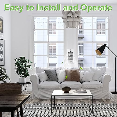 Miniatura 6 de Simple Deluxe Ventilador elevador de registro de 10 pulgadas con termostato, ventiladores de ventilación de alta velocidad con interruptor de