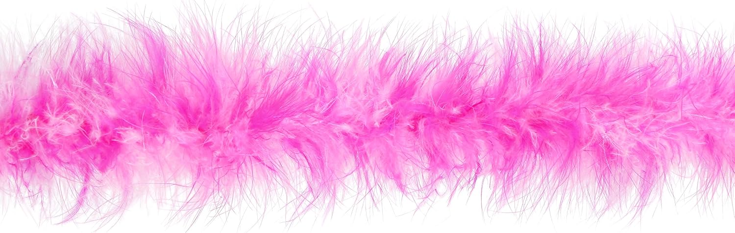 ZUCKER Soft Marabou Feather Boa - Multi-Colored Fluffy Costume Accessory for Kids or Adults - 2yd (6 foot) long