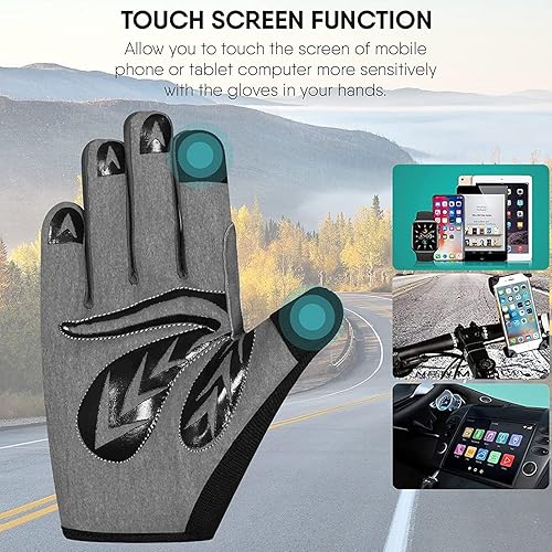 Miniatura 5 de Guantes de ciclismo para niños pequeños de 8 a 12 años, guantes de jardinería, guantes de ciclismo para niños de 8 a 12 años, guantes de ciclismo