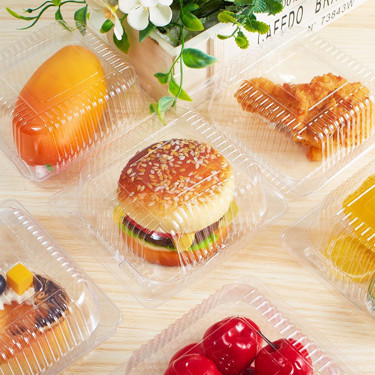 Buy Maitys 800 Pcs Clamshell Food Containers Clear Plastic Take Out